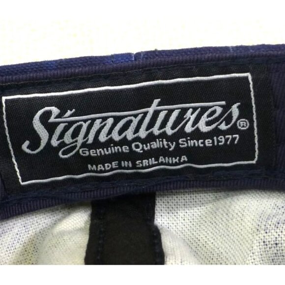 University Of Michigan Wolverines Blue Camo Distressed Baseball Cap Embroidered - Picture 7 of 7